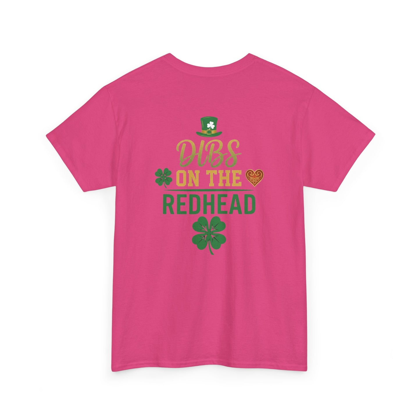 Dibs on the Redhead T‑Shirt — St. Patrick’s Day Shamrock OddInk Seasonal Designs Tee