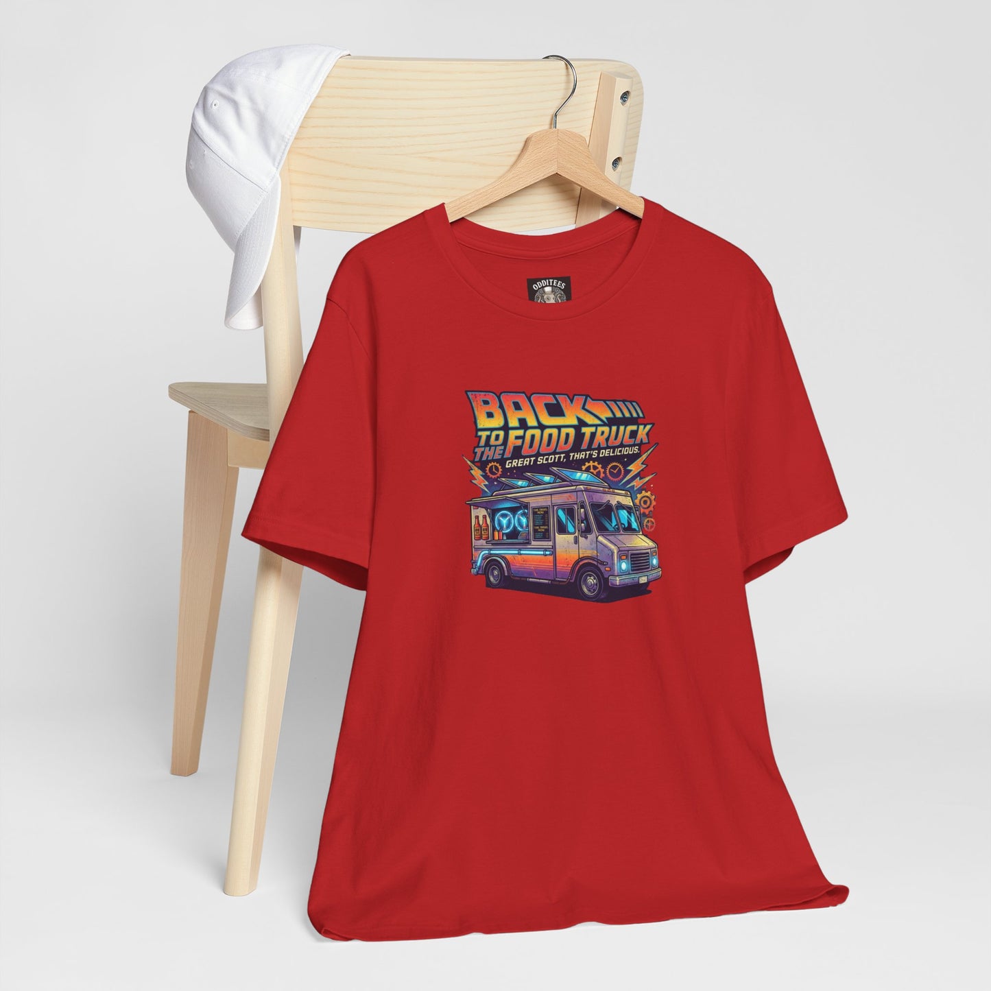 Back to the Food Truck 80's Retro Tee — Future Food Truck Graphic T-Shirt