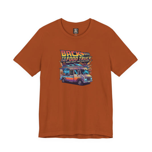 Back to the Food Truck 80's Retro Tee — Future Food Truck Graphic T-Shirt