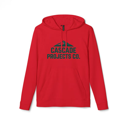 Cascade Projects Co. Hoodie — Outdoor Mountain Logo Fleece