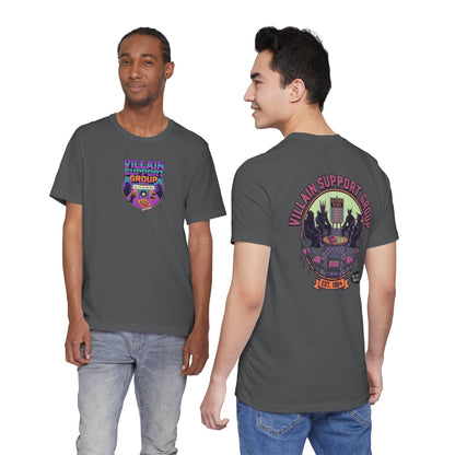 Villain Support Group T-Shirt — Funny Retro Supervillain Club Tee