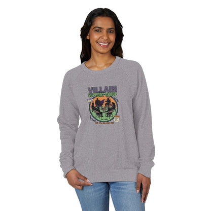 Villain Support Group Crewneck Sweatshirt – Retro Horror Comic Graphic