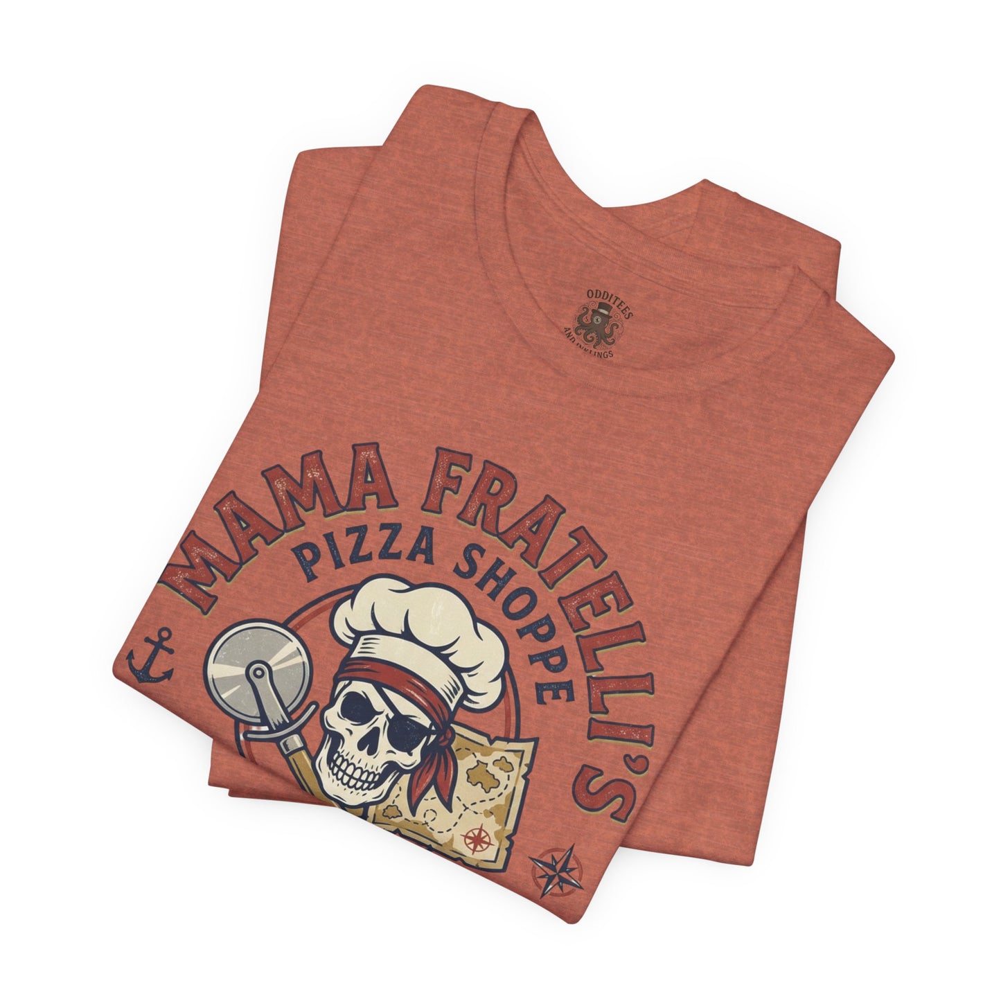 Kids Suck Pizza Tee — Mama Fratelli’s Pizza Shoppe Skull Graphic T-Shirt