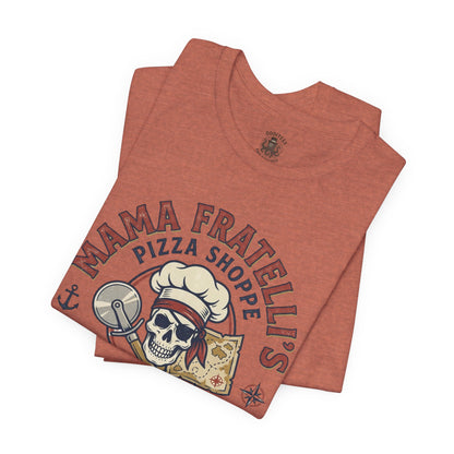 Kids Suck Pizza Tee — Mama Fratelli’s Pizza Shoppe Skull Graphic T-Shirt
