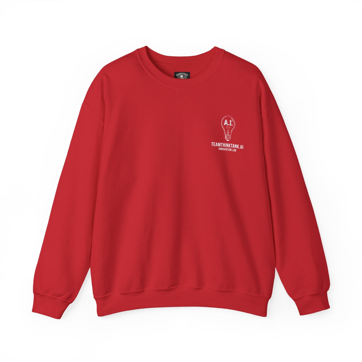 TeamThinkTank.ai Lightbulb Logo Crewneck Sweatshirt - Corp Logo