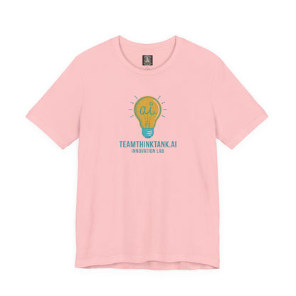 TeamThinkTank.ai Innovation Lab Bright Bulb T-Shirt — Corp Lightbulb Colorway Logo Tee