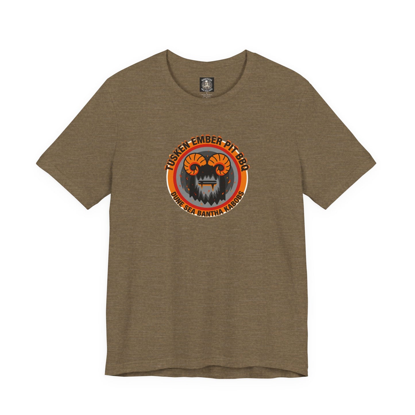 Tusken Ember Pit BBQ Tee Shirt — Galaxy inspired Dune Sea Bantha Kabobs for Star Wars fans