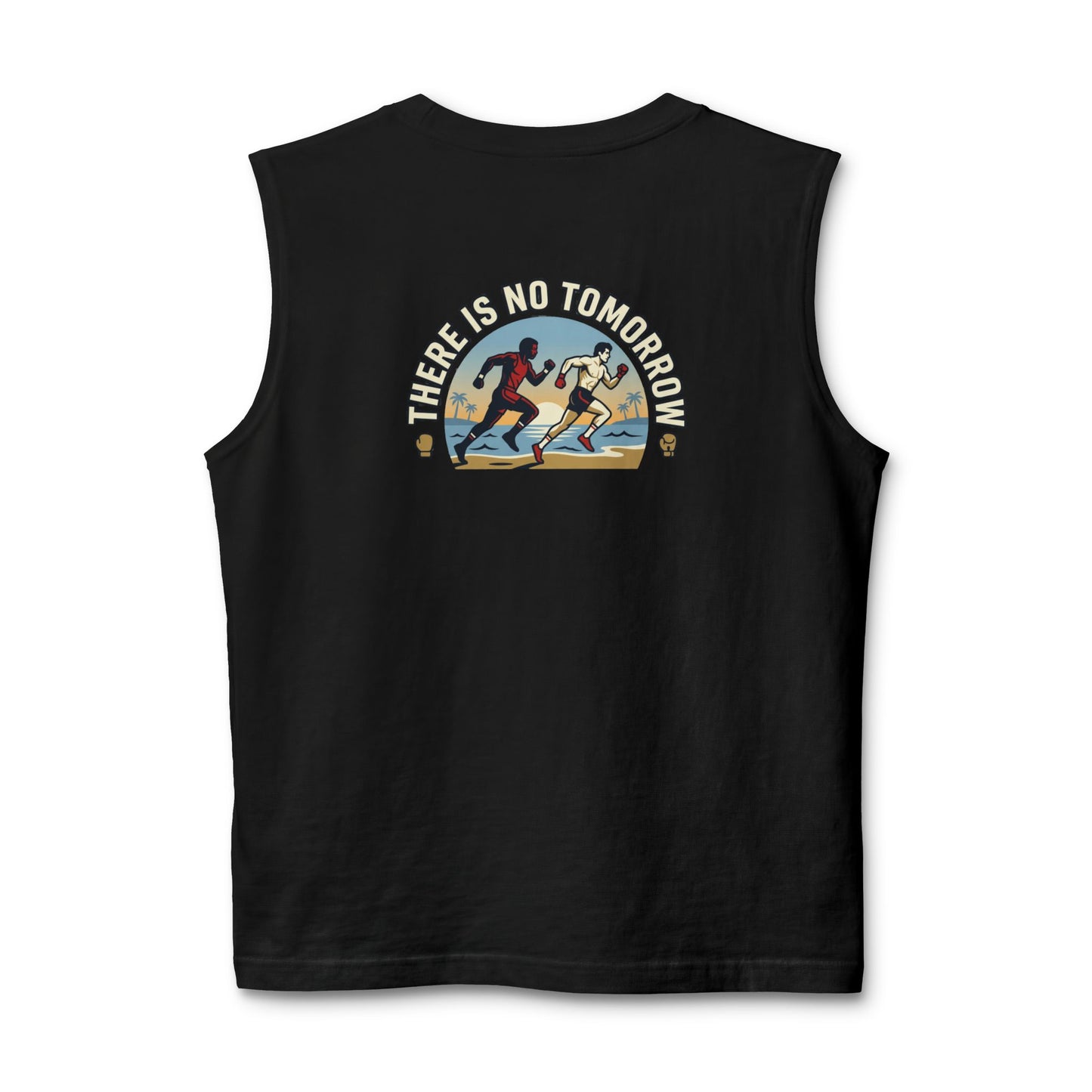 Muscle Tank — 'There Is No Tomorrow' Retro Running Graphic