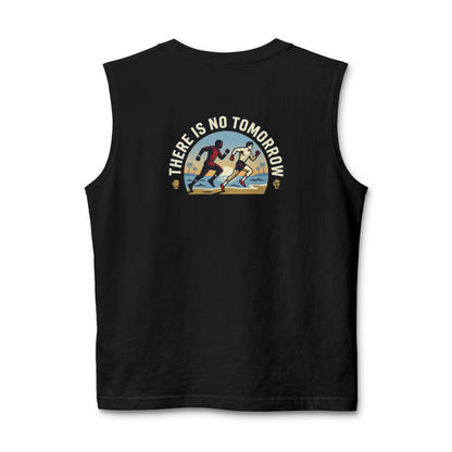 Muscle Tank — 'There Is No Tomorrow' Retro Running Graphic
