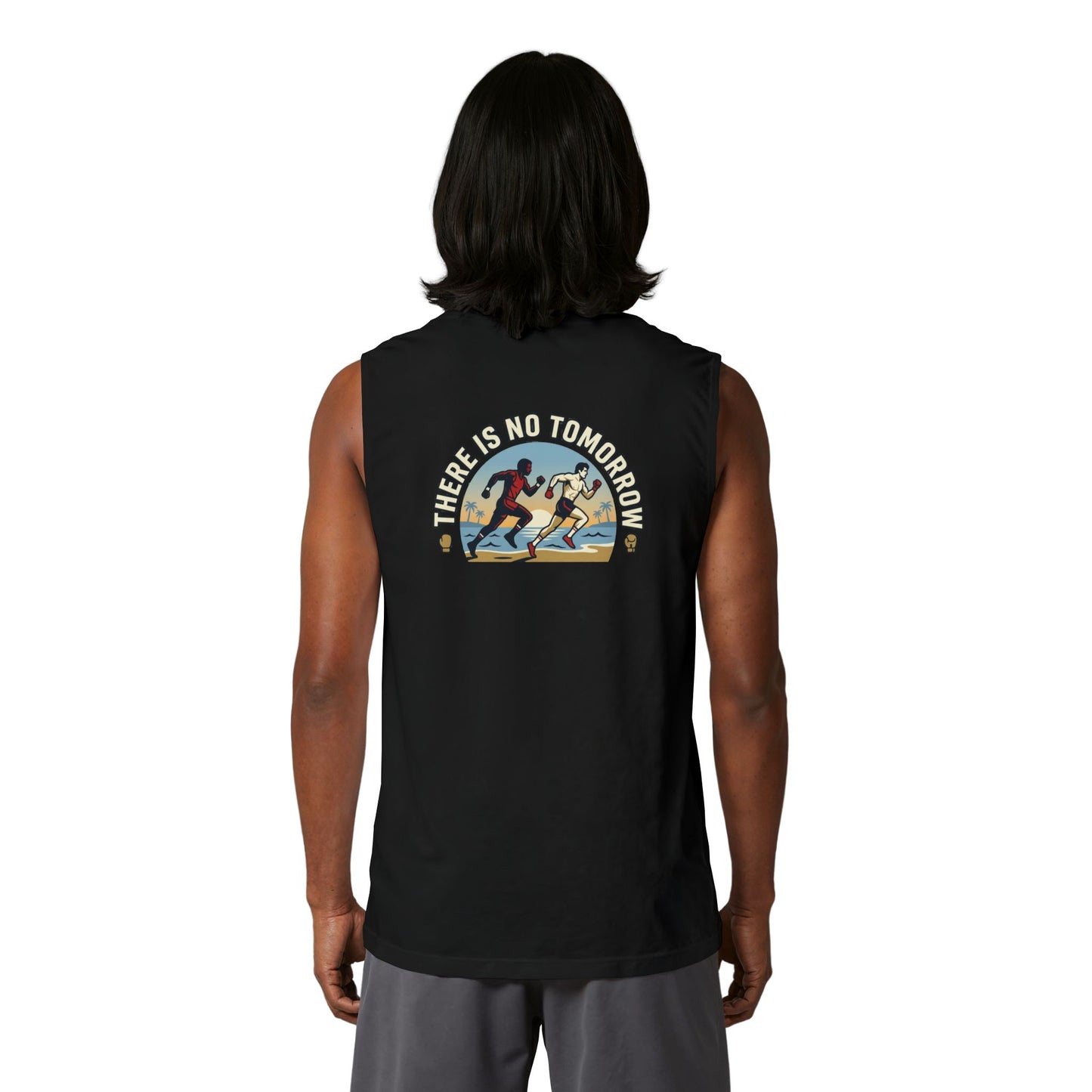 Muscle Tank — 'There Is No Tomorrow' Retro Running Graphic