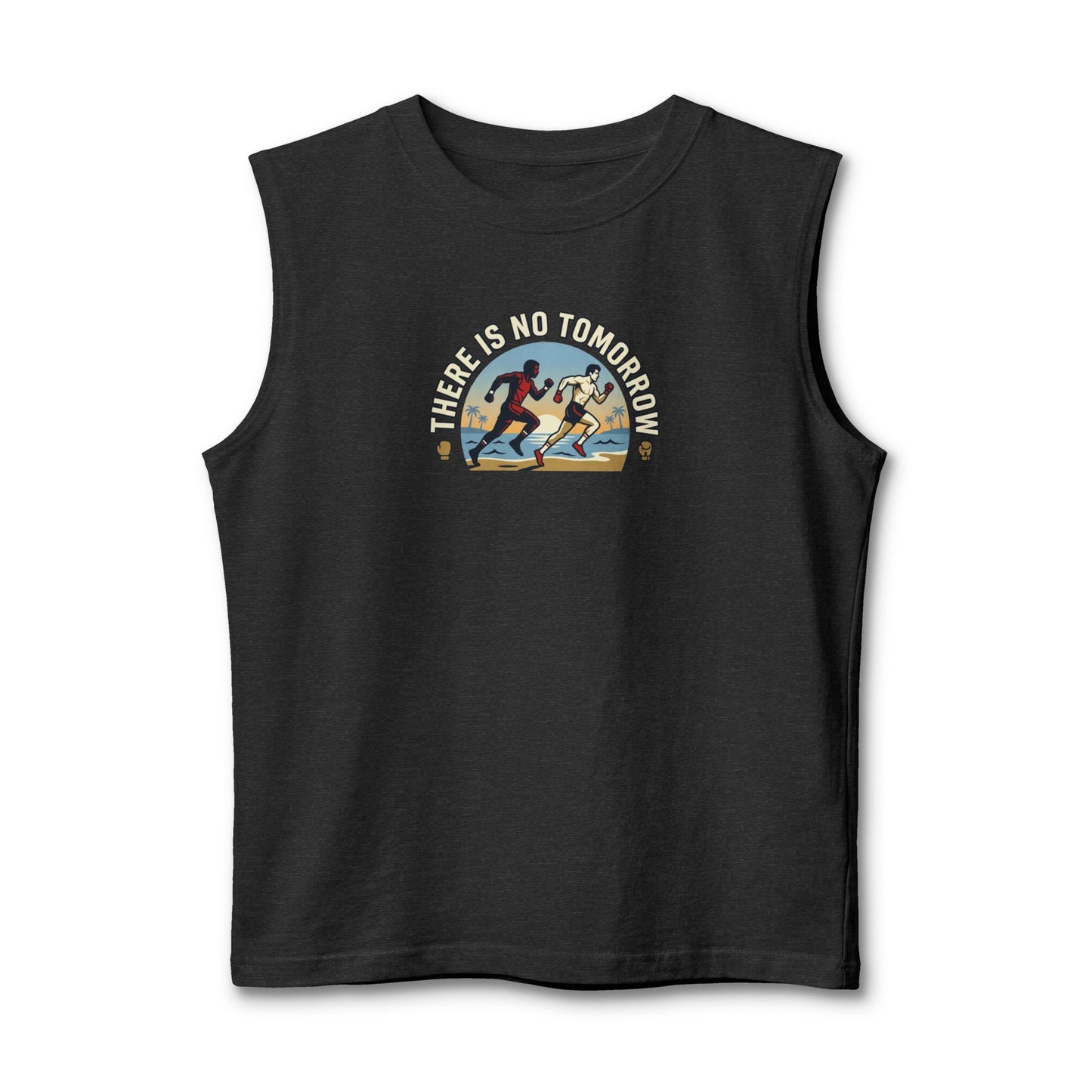Muscle Tank — 'There Is No Tomorrow' Retro Running Graphic