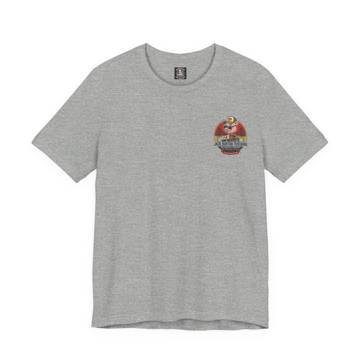 Trucker Pig Tee — "Jack Burton Trucking" San Francisco Vintage T‑Shirt