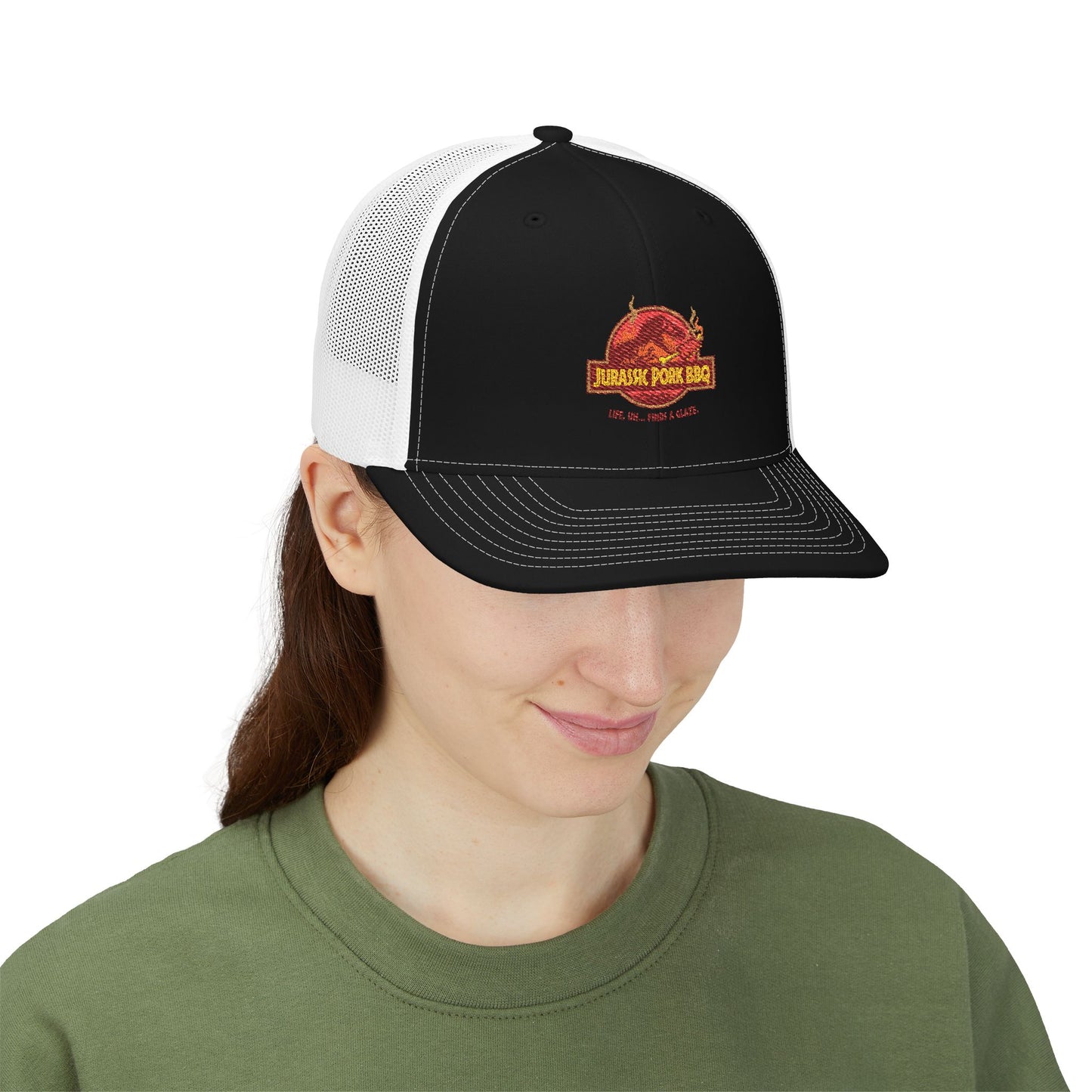 Jurassic Pork BBQ - Grill Master Trucker Cap