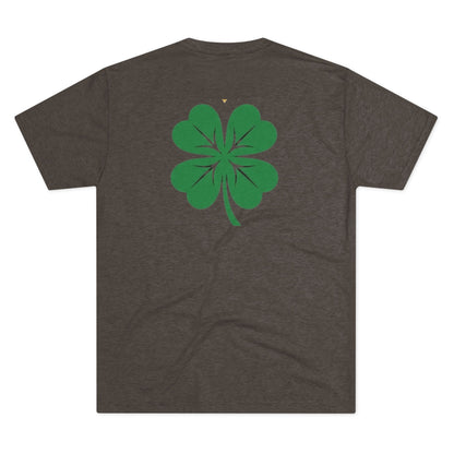 St. Patrick's Day 'Drinks Well With Others' Crew Tee — Shamrock Pub Party Shirt OddInk Seasonal Designs