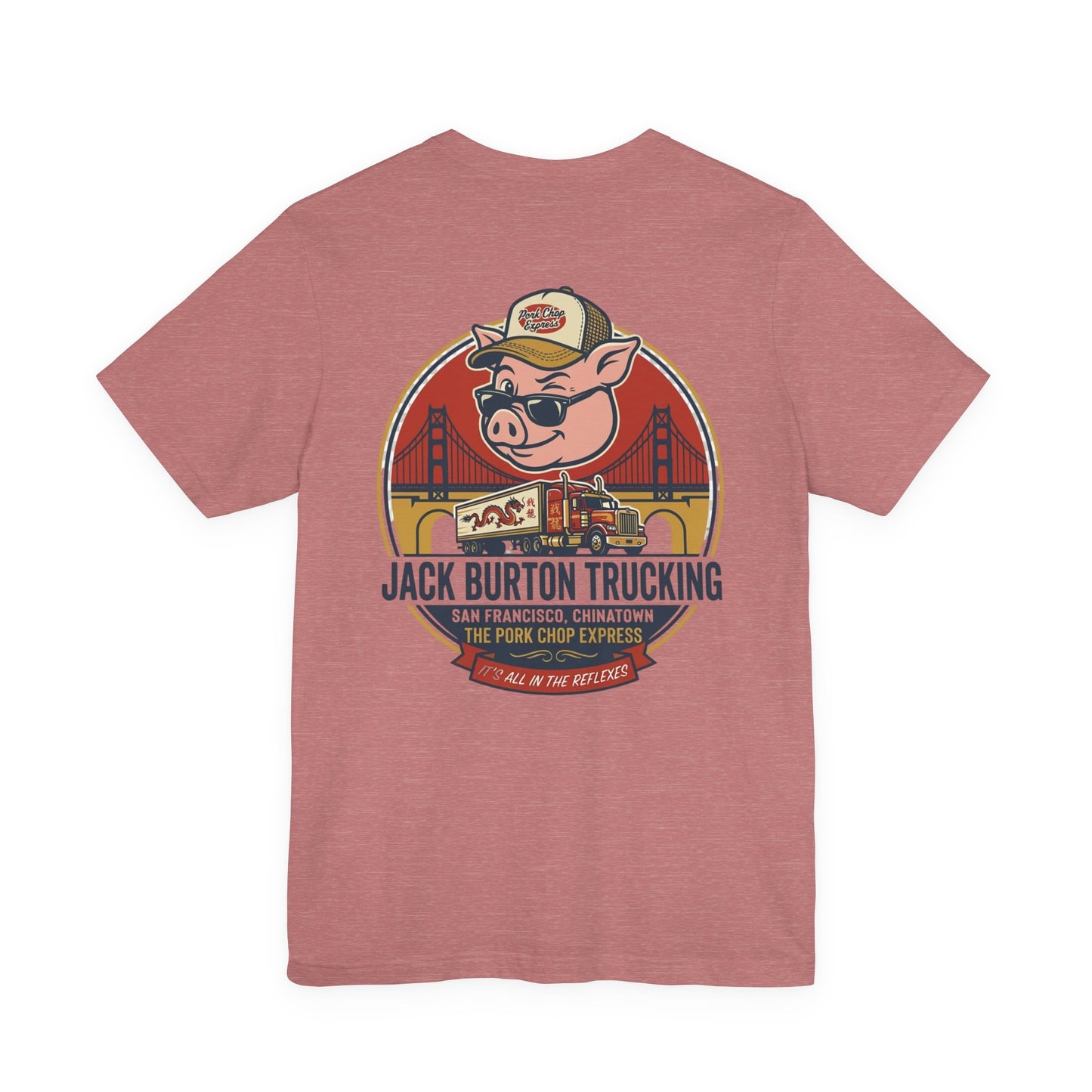 Trucker Pig Tee — "Jack Burton Trucking" San Francisco Vintage T‑Shirt