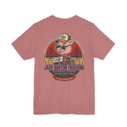 Trucker Pig Tee — "Jack Burton Trucking" San Francisco Vintage T‑Shirt