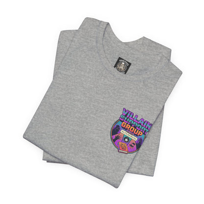 Villain Support Group T-Shirt — Funny Retro Supervillain Meetup Tee