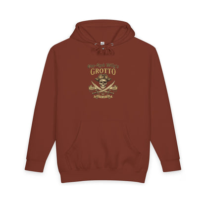 One-Eyed Willy's Grotto Treasure Hunt Hoodie — Vintage Nautical Pullover Hooded Sweatshirt