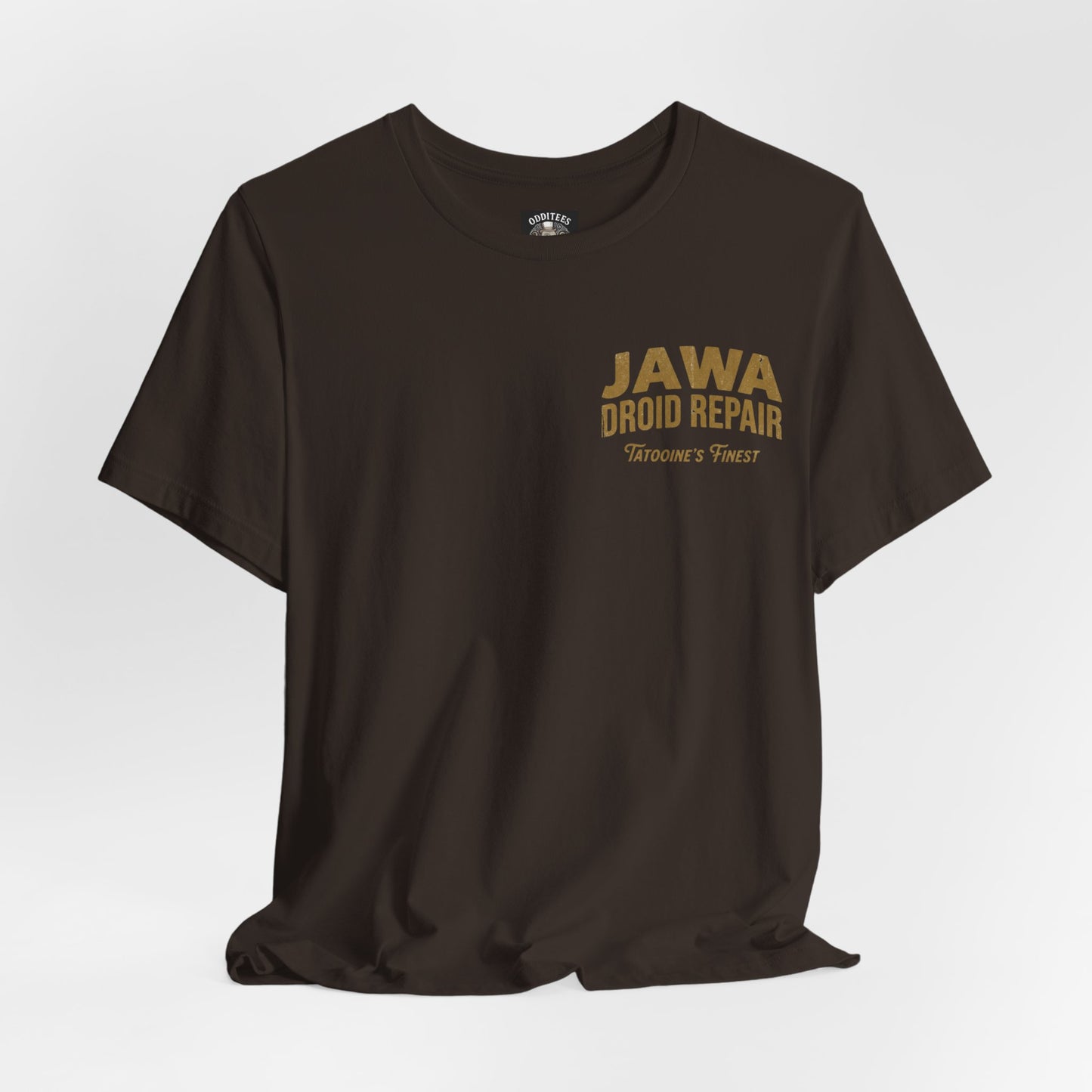Jawa Droid Repair T‑Shirt — Tatooine’s Finest Vintage Sci‑Fi Star Wars Inspired Tee