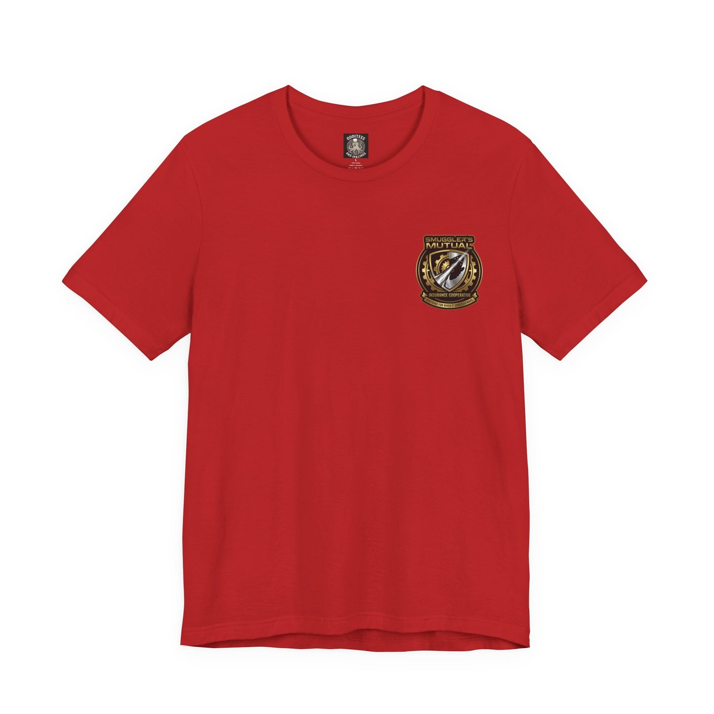 Smuggler's Mutual Insurance Cooperative Graphic Tee — "Coverage for When It Goes Sideways"