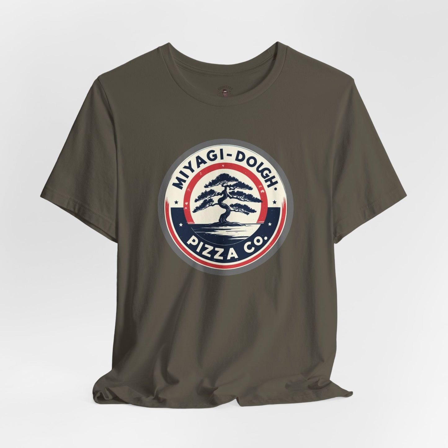 Miyagi-Dough Pizza Co. Tee — Vintage Bonsai Pizza Logo
