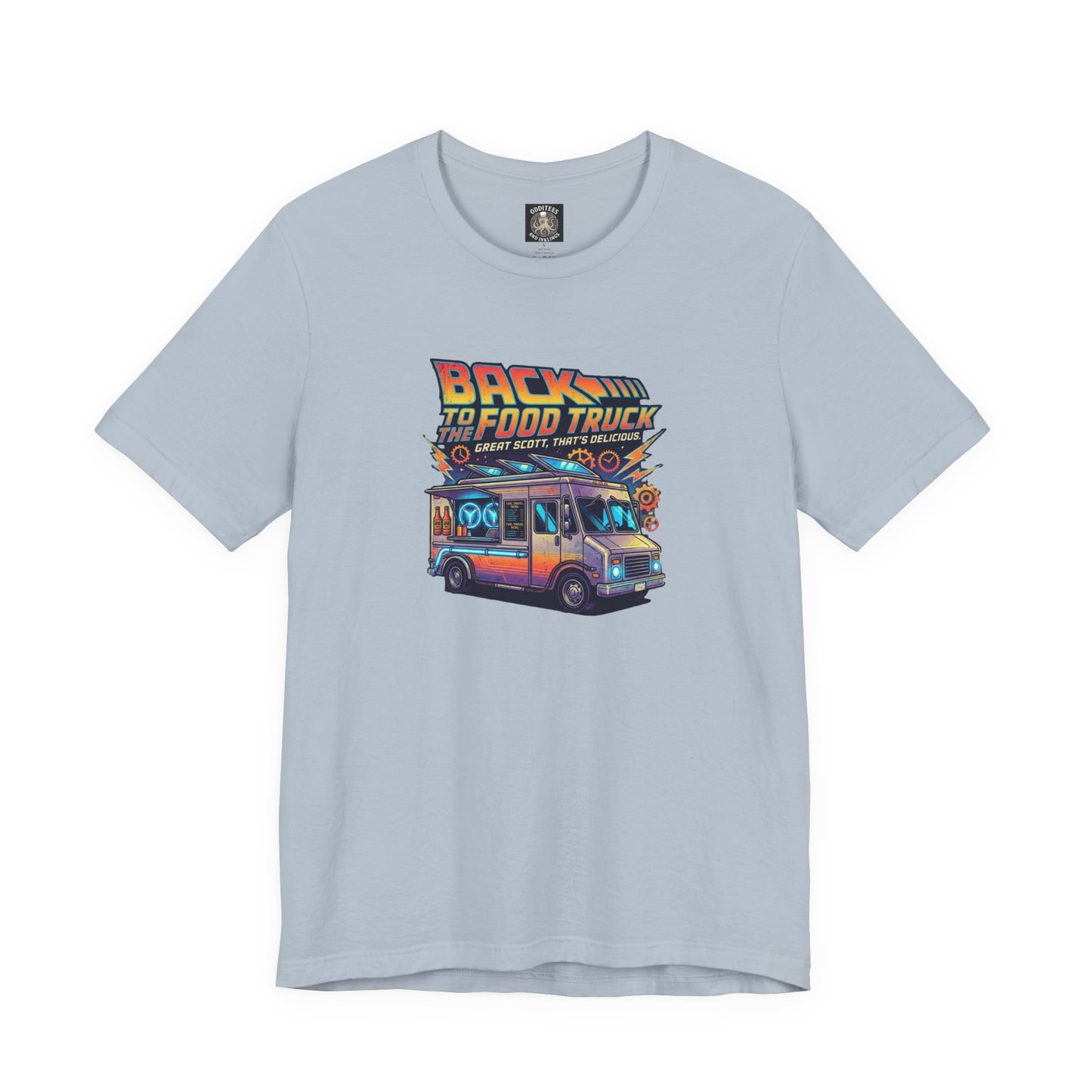 Back to the Food Truck 80's Retro Tee — Future Food Truck Graphic T-Shirt