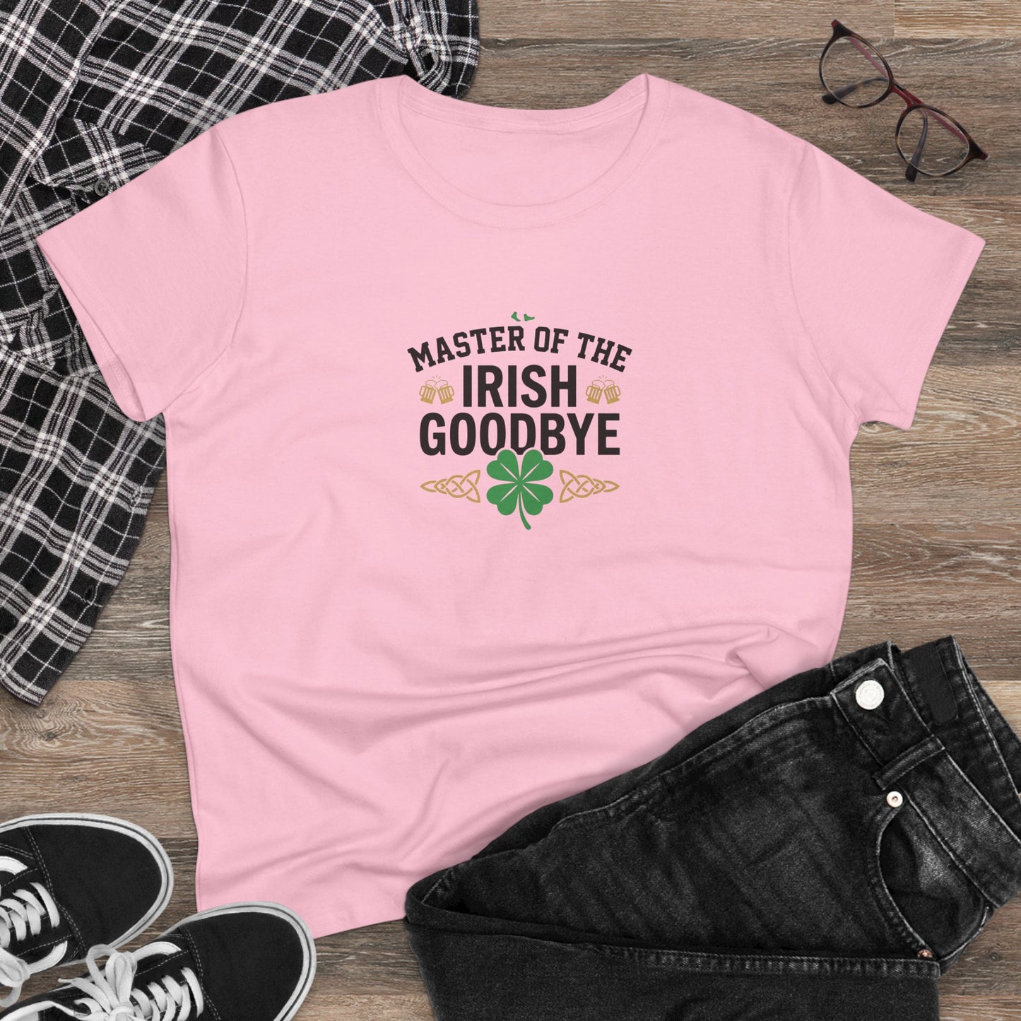 Master of the Irish Goodbye Womens T‑Shirt — OddInk Seasonal Designs