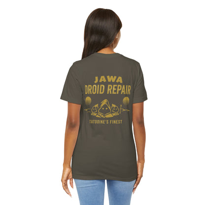 Jawa Droid Repair T‑Shirt — Tatooine’s Finest Vintage Sci‑Fi Star Wars Inspired Tee