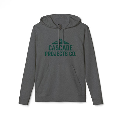 Cascade Projects Co. Hoodie — Outdoor Mountain Logo Fleece