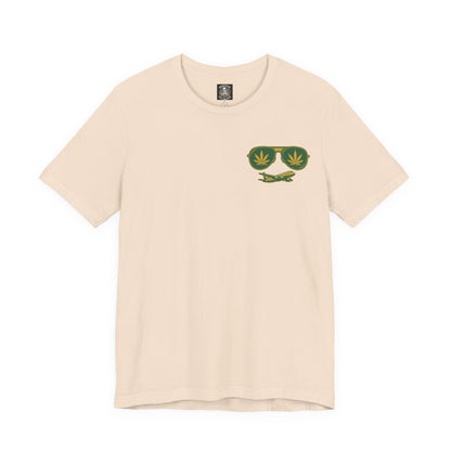 T-Shirt - "I Feel the Need... The Need for Weed" Retro Aviator Weed Graphic