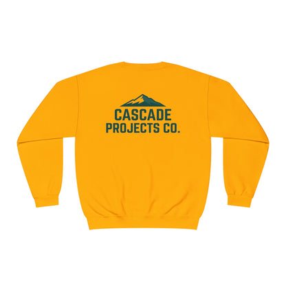 Cascade Projects Co. Crewneck Sweatshirt — Mountain Logo Pullover