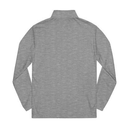 Embroidered Quarter-Zip Pullover — Performance Adidas® Golf-Style Top