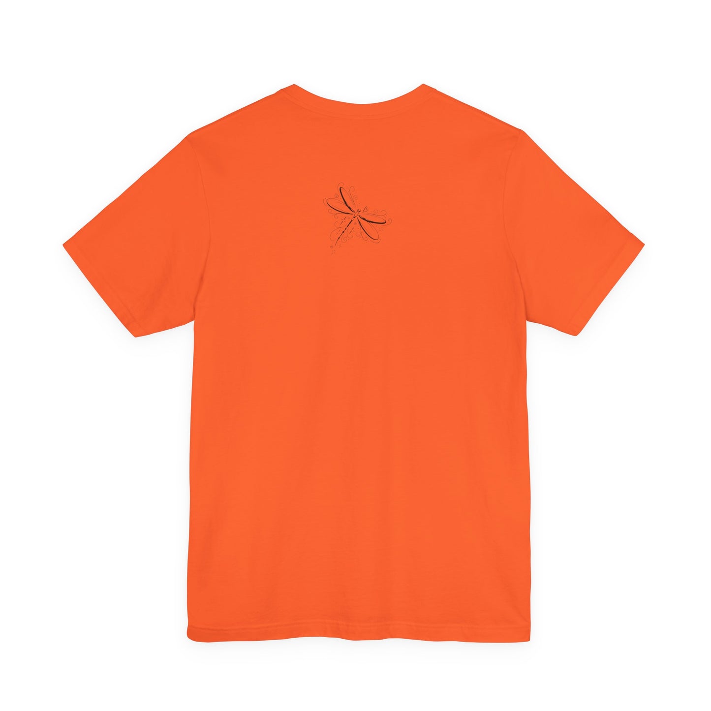 Dragonfly Line Art T-Shirt — Elegant Minimal Nature Tee