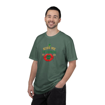 Kiss Me I'm Drinking St. Patricks Day T-Shirt — OddInk Seasonal Design