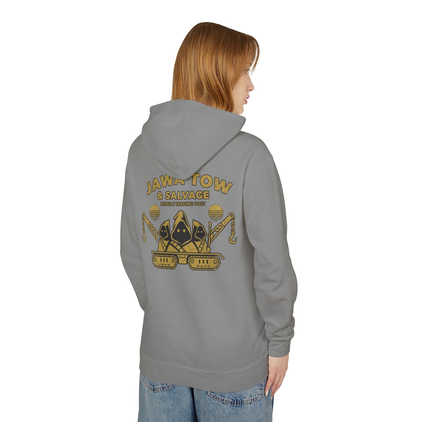 Jawa Tow & Salvage Hoodie - Star Wars Inspired "Mobile Trading Post" Pullover