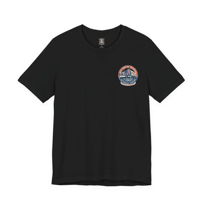 Truck Driver Graphic Tee — "Jack Burton Trucking: The Pork-Chop Express" Vintage San Francisco Design