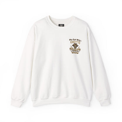 One-Eyed Willy’s Grotto Pirate Skull Crewneck Sweatshirt