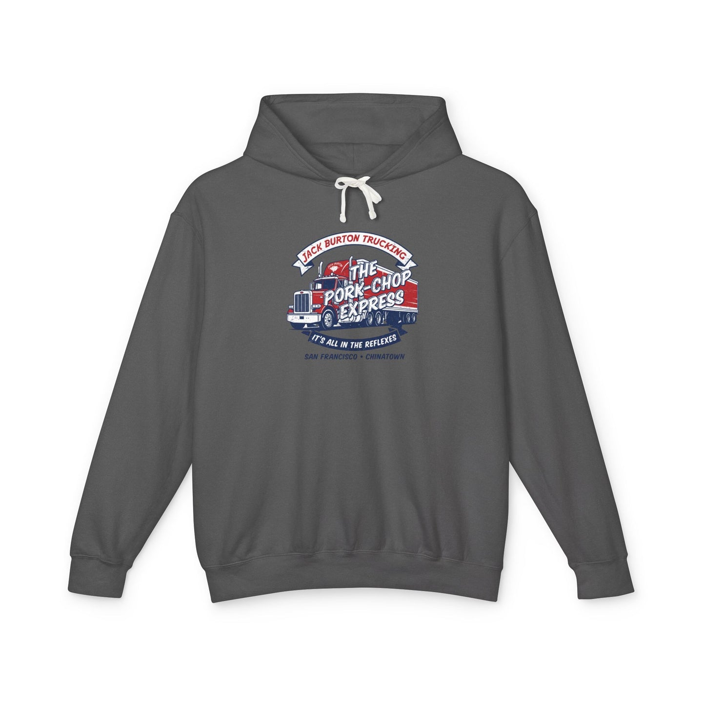 The Pork-Chop Express Hoodie — Retro Trucking Graphic Hooded Sweatshirt