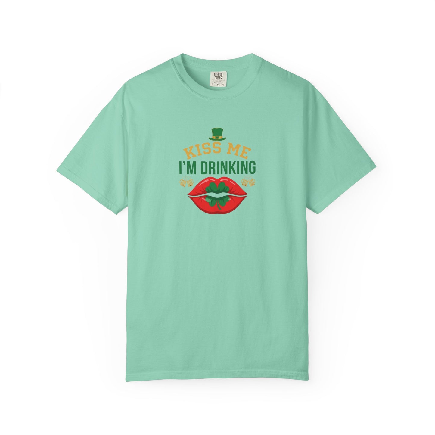 Kiss Me I'm Drinking St. Patricks Day T-Shirt — OddInk Seasonal Design
