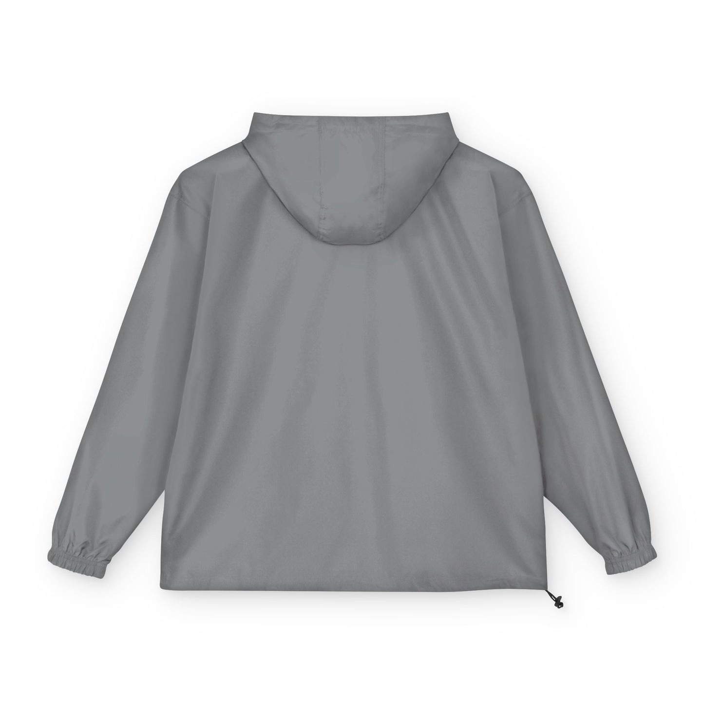 Anorak Jacket - Yellow Packable Hooded Windbreaker with Small Floral Patch