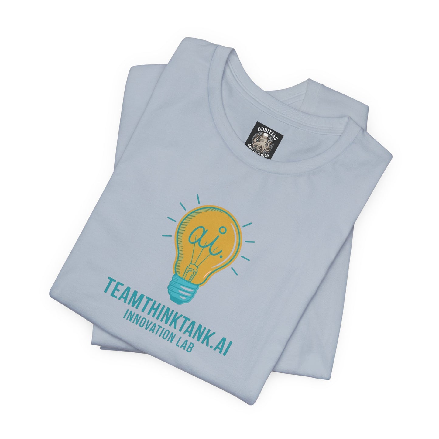 TeamThinkTank.ai Innovation Lab Bright Bulb T-Shirt — Corp Lightbulb Colorway Logo Tee