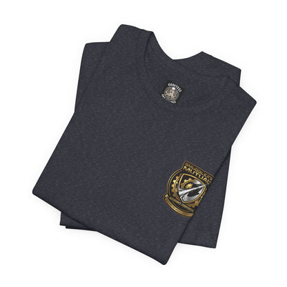 Smuggler's Mutual Insurance Cooperative Graphic Tee — "Coverage for When It Goes Sideways"