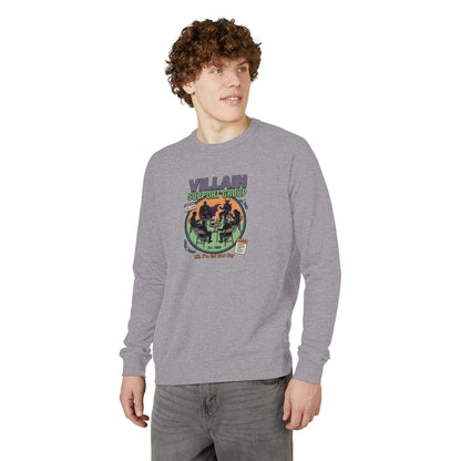 Villain Support Group Crewneck Sweatshirt – Retro Horror Comic Graphic