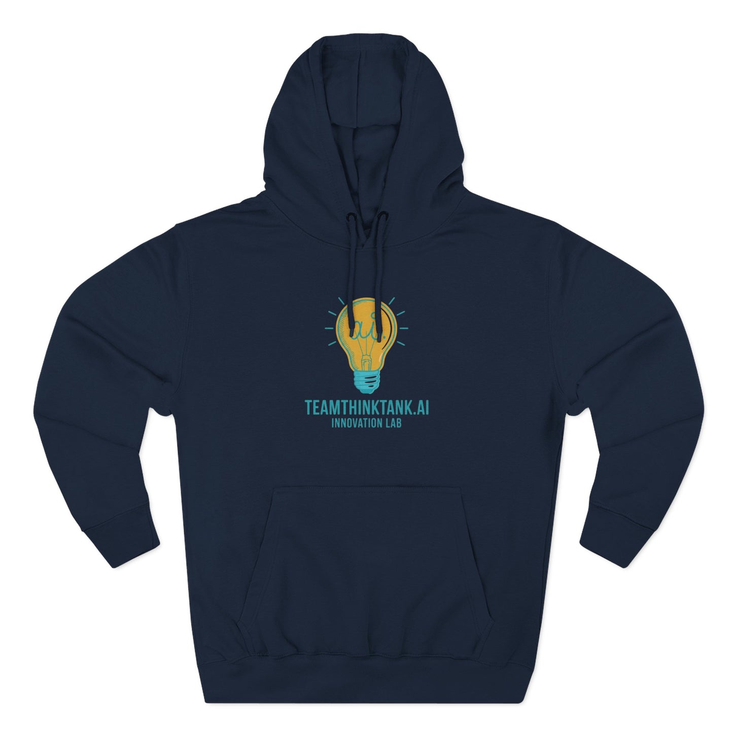 TeamThinkTank.AI Innovation Lab Brightbult Hoodie — Corp Colorway Logo Pullover