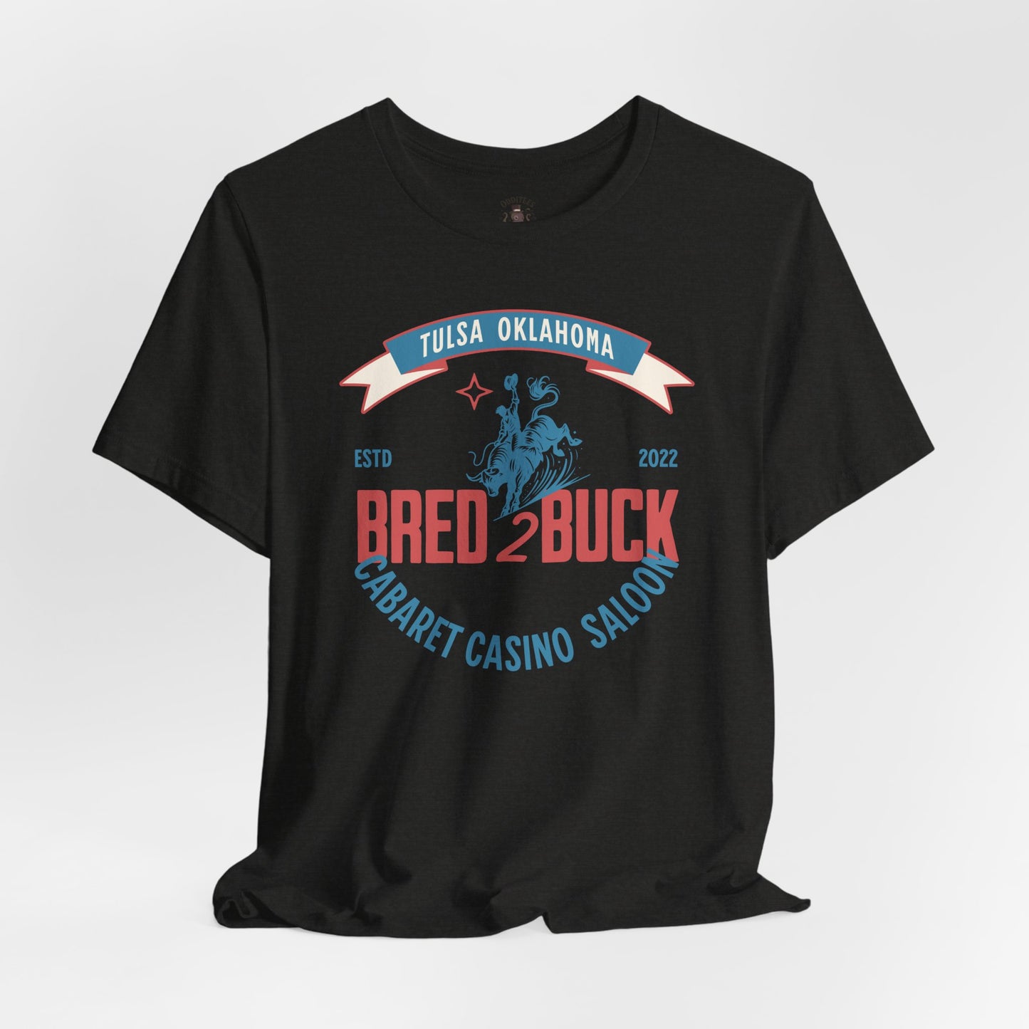 BRED 2 BUCK – Tulsa King Inspired Bull Riding Shirt | Western Cabaret Casino Saloon Tee