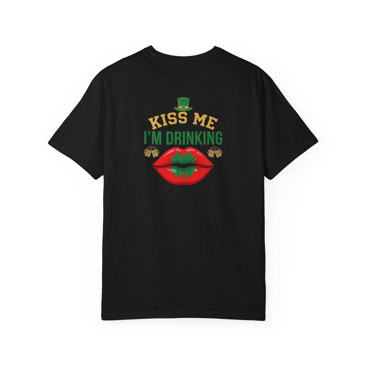 Kiss Me I'm Drinking St. Patricks Day T-Shirt — OddInk Seasonal Design