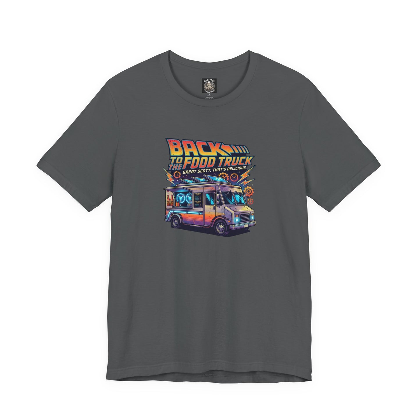 Back to the Food Truck 80's Retro Tee — Future Food Truck Graphic T-Shirt