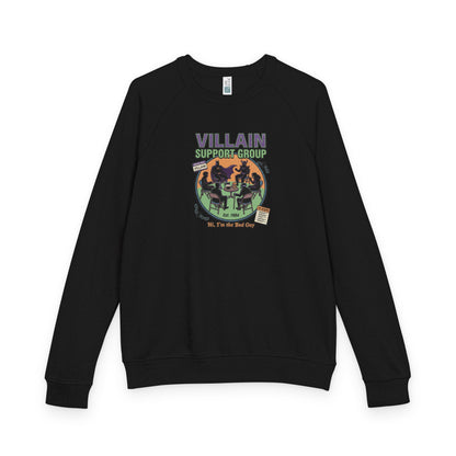 Villain Support Group Crewneck Sweatshirt – Retro Horror Comic Graphic
