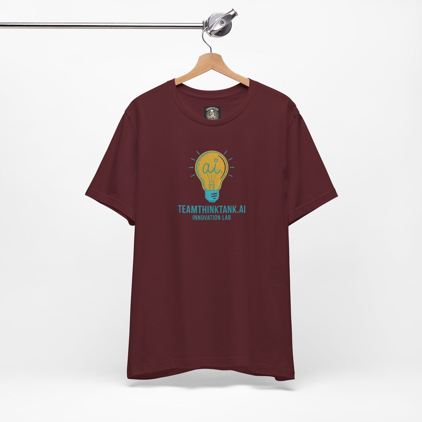 TeamThinkTank.ai Innovation Lab Bright Bulb T-Shirt — Corp Lightbulb Colorway Logo Tee