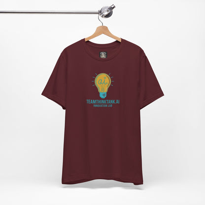 TeamThinkTank.ai Innovation Lab Bright Bulb T-Shirt — Corp Lightbulb Colorway Logo Tee